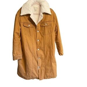 Lost in Lunar Mustard/Marigold Women’s Utility Jacket-Size XS-Oversized